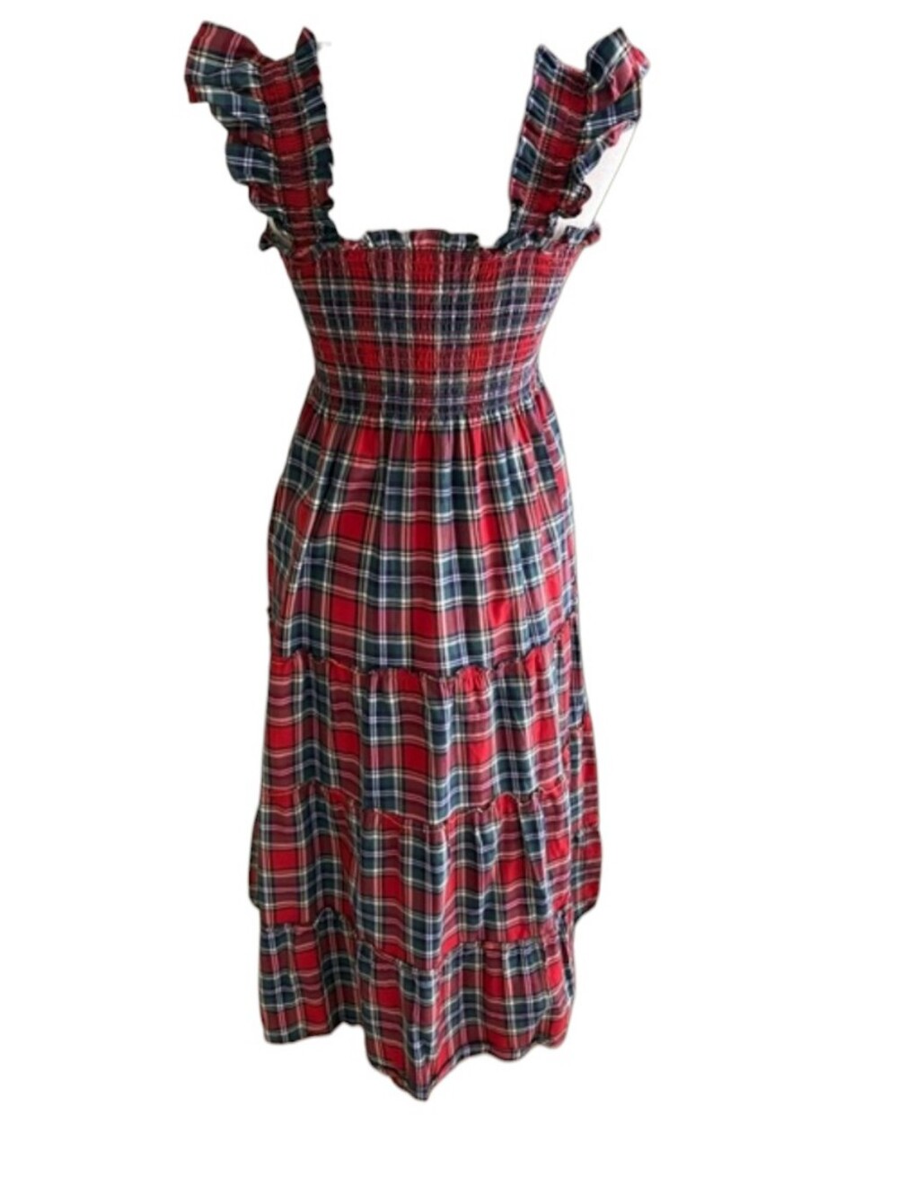 Hill House Home Ellie Nap dress size L tartan plaid - Picture 7 of 11